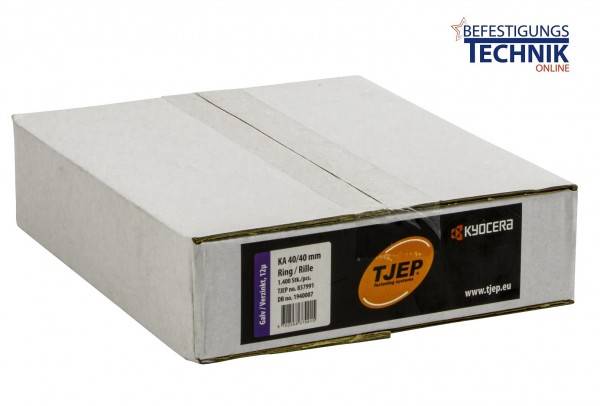 34° Ankernägel 4,0x40mm Ring verzinkt plastgebunden für Tjep Ankernagler KA4060 KA2 1,2M