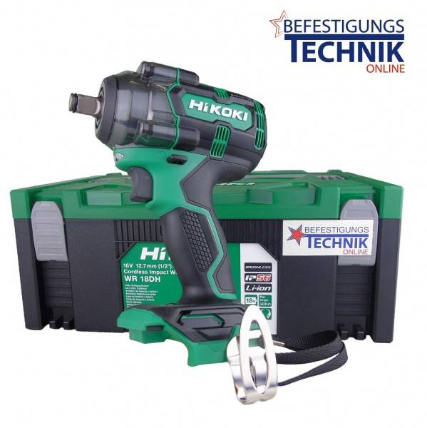 HIKOKI 18,0 Volt Akku Schlagschrauber WR18DBDL2 WR18DH Basic 1/2" IP56 Brushless