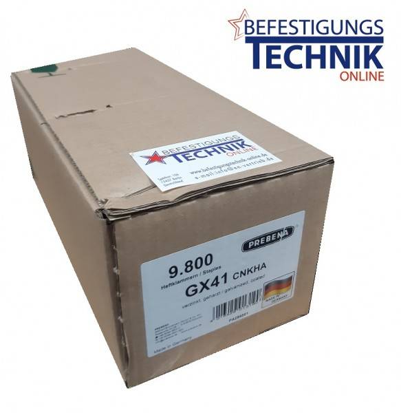 Prebena GX Klammern 41mm verzinkt Paslode S16 ZH-41 IM200/50 S200-S16 4200 S-16 9,8M KL-21 Pr