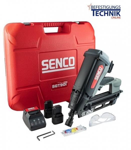 SENCO Gas Nagler SGT90i 50-90mm für Streifennägel 34° Paslode Tjep GRF34/90