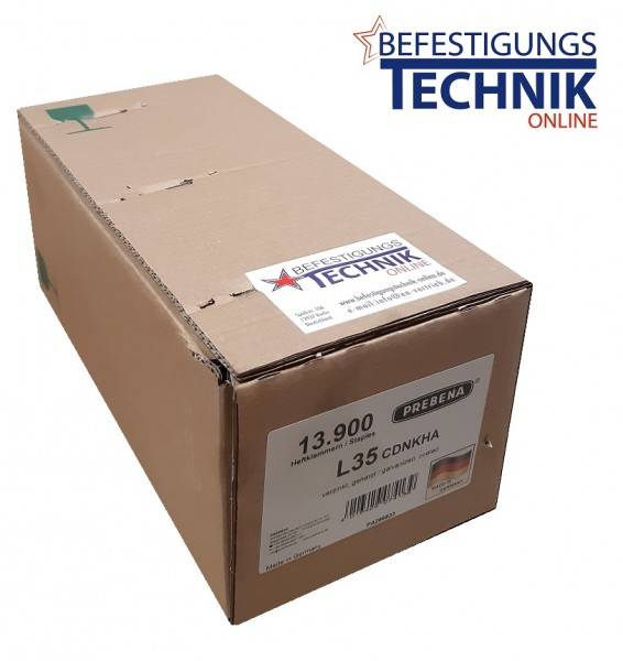 Klammern G5562 35mm CDNK verzinkt Bostitch S5650 S5 Prebena L Senco N 851 Fermacell KL-26 13,9M