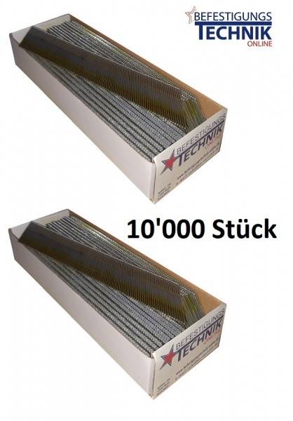 34° DA Nägel 56mm verzinkt für DA Nagler Bostitch Prebena Tjep Senco Dewalt KMR BR-06 10M