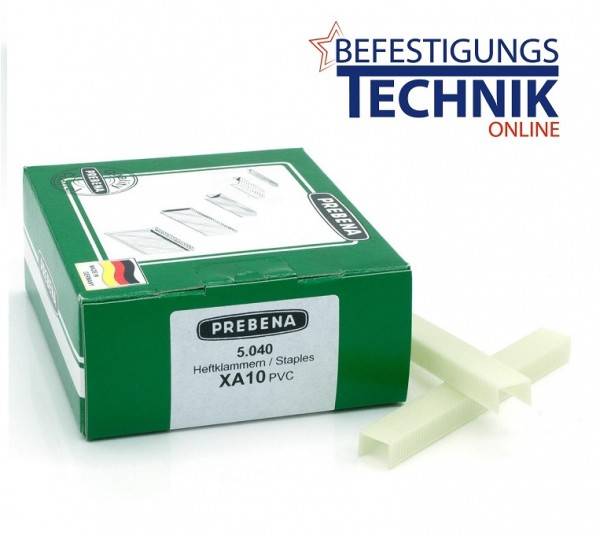 Prebena Kunststoff Klammern XA10PVC XA 80/10mm für 1GP-XA16 5,04M