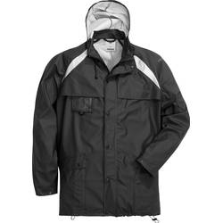 Regenjacke 100561-940 Gr. 2XS schwarz, 65% Poly/35% Polyurethan ca. 200 g/m²