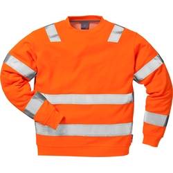 HI-VIS Sweatshirt 110151-230 Gr. M Warnschutz-Orange 55% PES/45% BW ca. 300