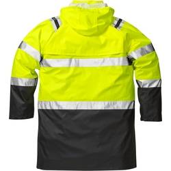 HI-VIS Regenmantel Gr. S Warnschutz gelb/schwarz, 100% Polyester ca. 170 g/m²
