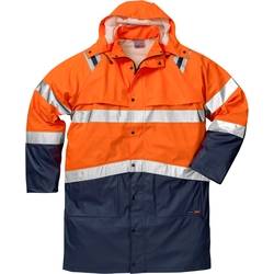 HI-VIS Regenmantel Gr. 2XS Warnschutz orange-marine, 100% Polyester ca. 170