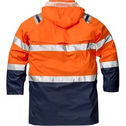 HI-VIS Regenmantel Gr. 2XS Warnschutz orange-marine, 100% Polyester ca. 170