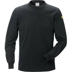 ESD T-Shirt langarm 120958-940 Gr. XS schwarz, 48% BW/48% Poly/4% Karbon ca.