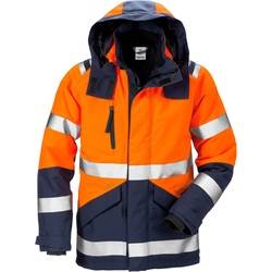 HI-Vis Gore-Tex Jacke 120987-271 Gr. 2XL orange/marine, 100% Polyester ca. 220