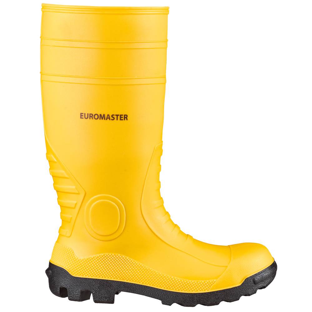 EUROMASTER PVC - Stiefel EUROFORT, EN 345 S5 SRA, ca. 38 cm hoch, Gelb, Gr.43