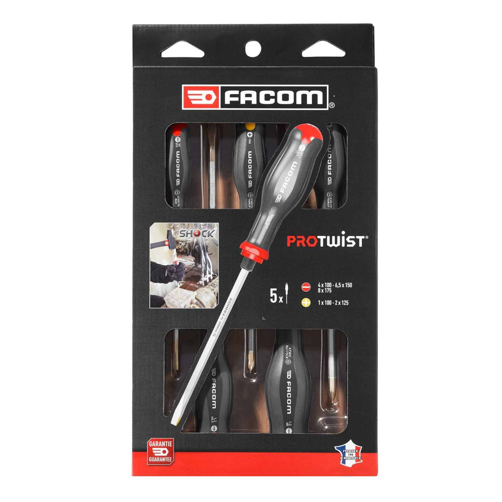 FACOM Schraubendreher-Set 5-teilig