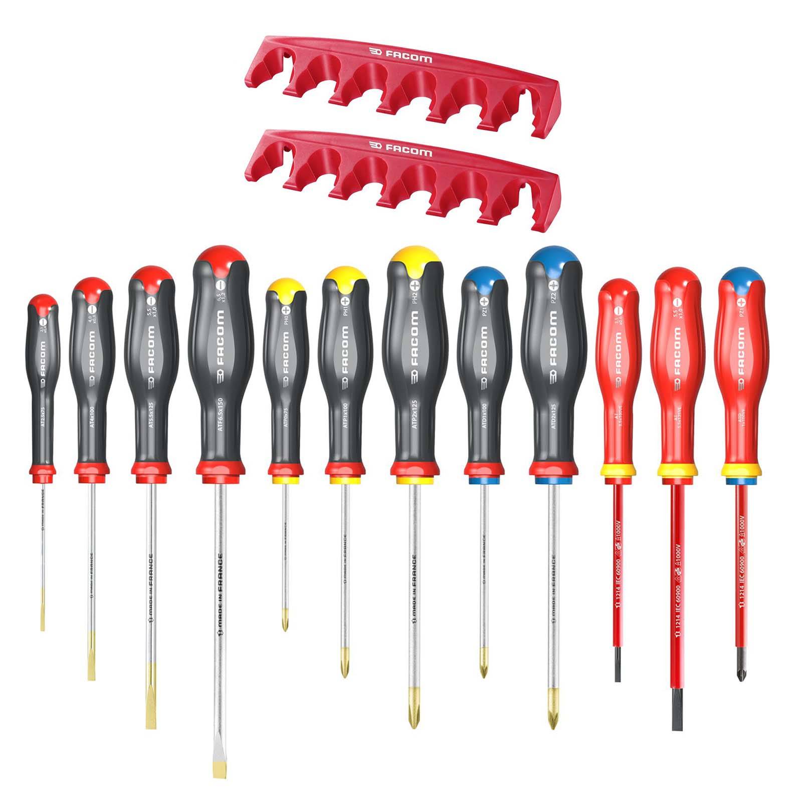 FACOM Schraubendreher-Set VDE 12-teilig