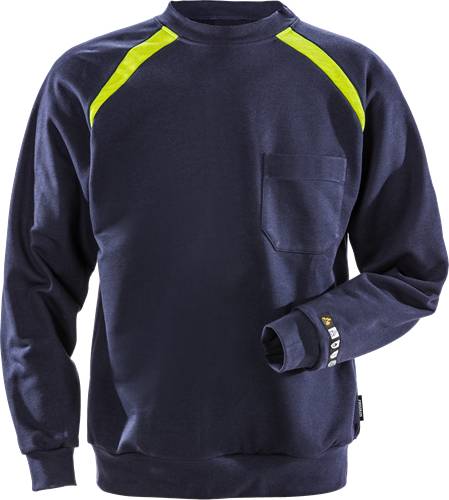 Fristads Flamestat Sweatshirt 984 SFLA - Marineblau/4XL 100581-540-4XL
