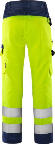 Fristads High Vis Green Hose Damen Kl. 2 2642 GPLU - Warnschutz-Gelb/Marine/M2M 131973-171-M2M
