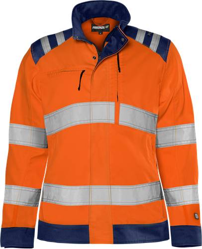 Fristads High Vis Green Jacke Damen Kl. 3 4068 GPLU - Warnschutz-Orange/Marine/L 131984-271-L