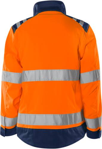 Fristads High Vis Green Jacke Damen Kl. 3 4068 GPLU - Warnschutz-Orange/Marine/L 131984-271-L