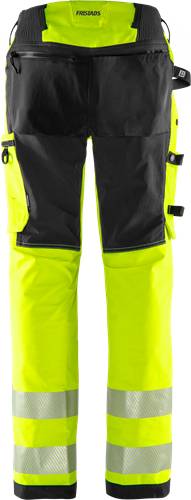 Fristads High Vis Green Stretchhose Damen Kl. 2 2665 GSTP - Warnschutz-Gelb/Schwarz/48 134241-196-48