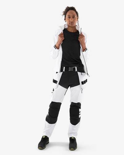 Fristads Handwerker-Stretchhose 2760 LWS - Weiß/Schwarz/D112 300036-969-D112