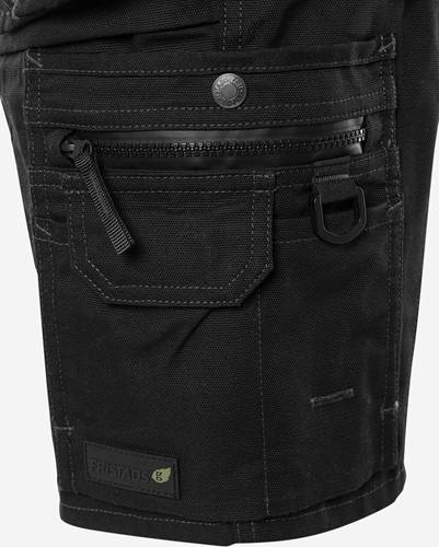 Fristads Handwerker Stretch-Shorts Green 2532 GCYD - Schwarz/M2M 300866-940-M2M