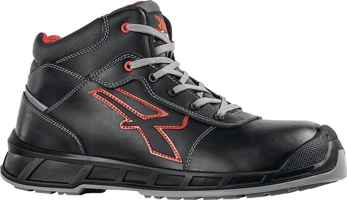 U.POWER RK10094-44 Sicherheitsstiefel Sting Größe 44 W. 11 schwarz/rot EN ISO 2