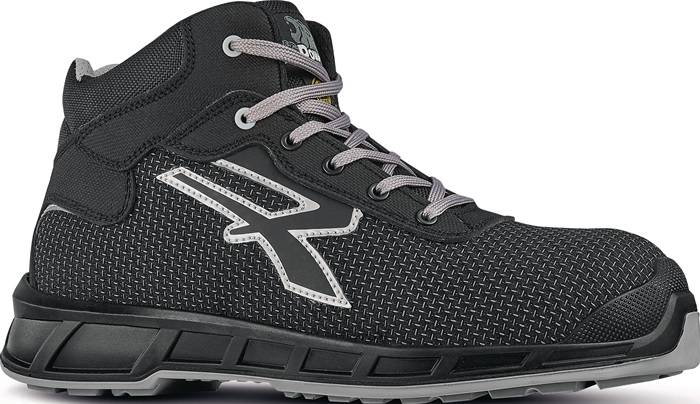 U.POWER RK10104-43 Sicherheitsstiefel Morrison Größe 43 W. 11 schwarz/grau EN I