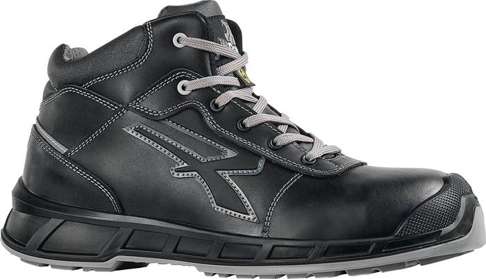 U.POWER RK10114-44 Sicherheitsstiefel Gaynor Größe 44 W. 11 schwarz/grau EN ISO