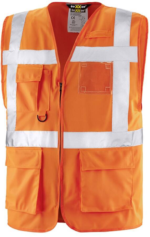 Warnschutzweste Hi-Viz Klasse 2 4207-orange-3XL Größe XXXL Farbe warnorange