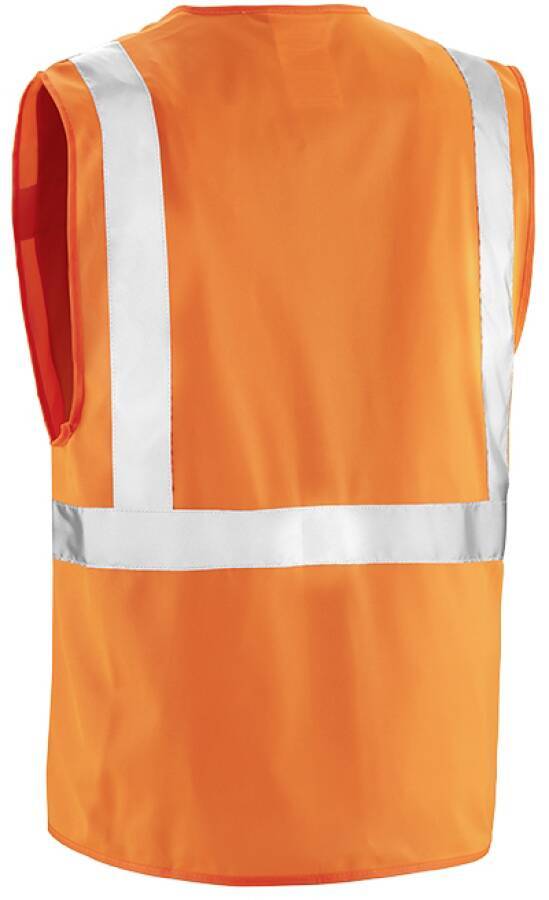 Warnschutzweste Hi-Viz Klasse 2 4207-orange-2XL Größe XXL Farbe warnorange