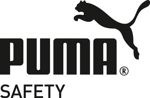 Logo von 'PUMA SAFETY' mit einer springenden Puma-Silhouette über dem Wort 'PUMA'.