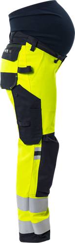 Fristads Flamestat High Vis Umstands-Stretch-Hose, KL. 2 2507 ATHF - Warnschutz-Gelb/Marine/34 133137-171-34
