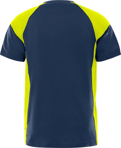 Fristads T-Shirt 7046 GTM - Marine/Gelb/2XL 300505-556-2XL