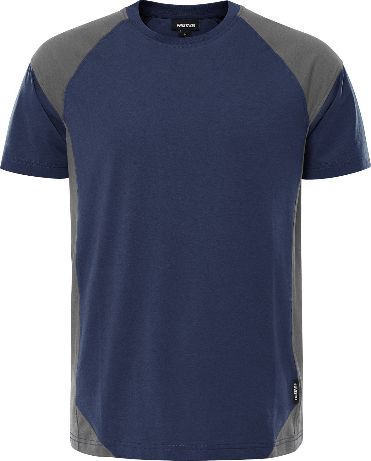 FRISTADS 300505-586 Schweres T-Shirt 7046 GTM Gr.S Marine/Dunkelgrau