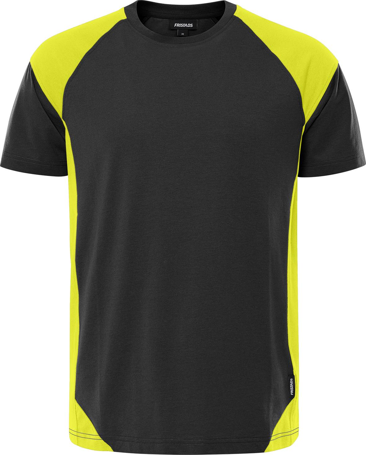 FRISTADS 300505-982 Schweres T-Shirt 7046 GTM Gr.XS Schwarz/Gelb