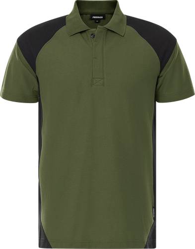 Fristads Poloshirt 7047 GPM - Army Grün/Schwarz/M 300509-796-M