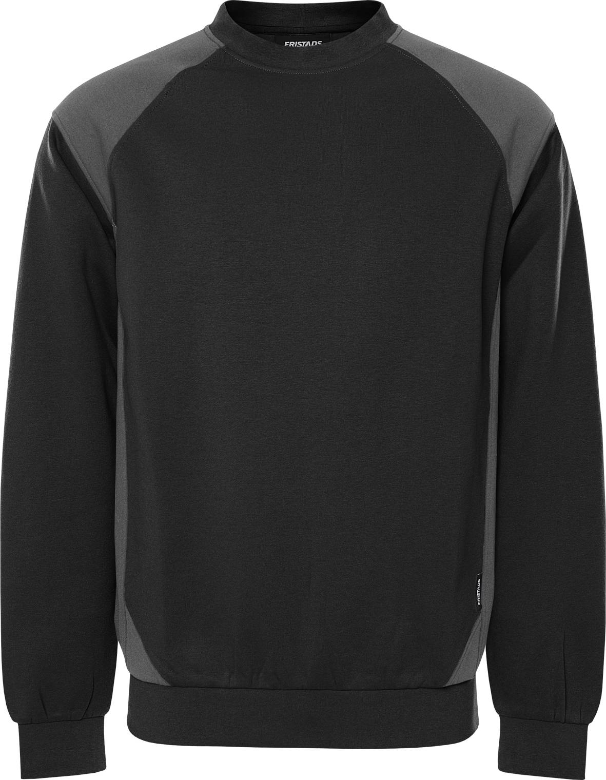 FRISTADS 300510-996 Sweatshirt 7148 GSM Gr.S Schwarz/Grau