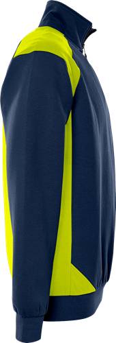 Fristads Sweatshirt 7048 GSM - Marine/Gelb/2XL 300511-556-2XL