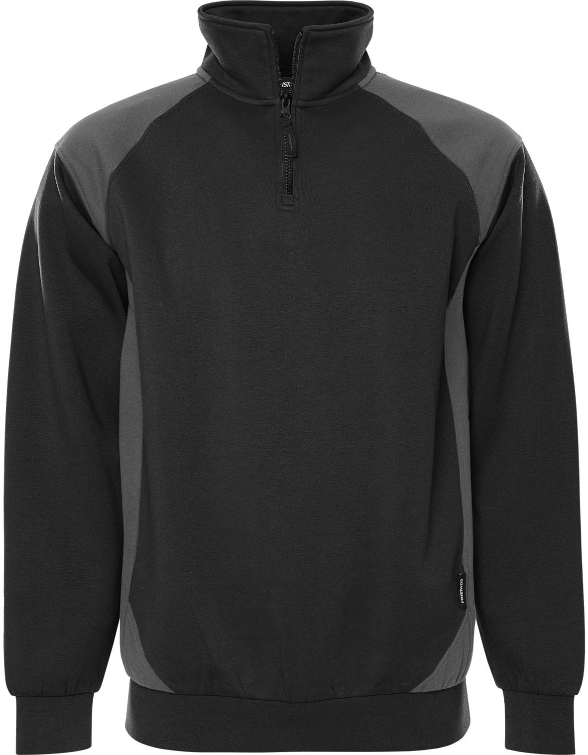 FRISTADS 300511-996 Sweatshirt 7048 GSM Gr.2XL Schwarz/Grau