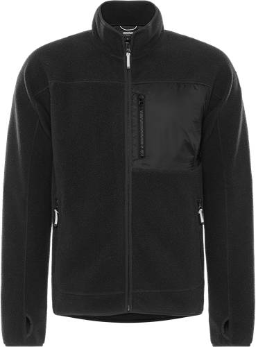 Fristads Argon Micro Webpelz-Fleecejacke - Schwarz/L 300524-940-L