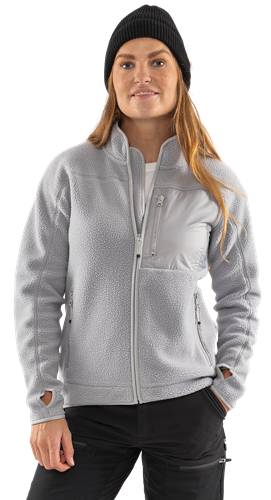 Fristads ARGON MICRO WEBPELZ-FLEECEJACKE DAMEN - Hellgrau/L 300892-910-L