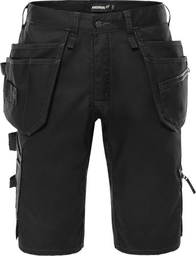 Fristads Green Handwerker-Stretch-Shorts 2902 GWM - Schwarz/C62 301203-940-C62