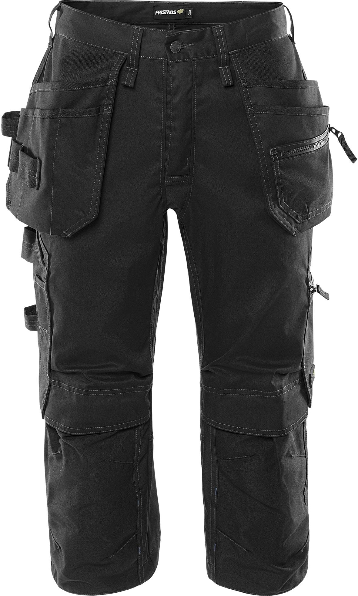 FRISTADS 301204-940 Handwerker-Stretch-3/4-Hose 2903 GWM Gr.C58 Schwarz