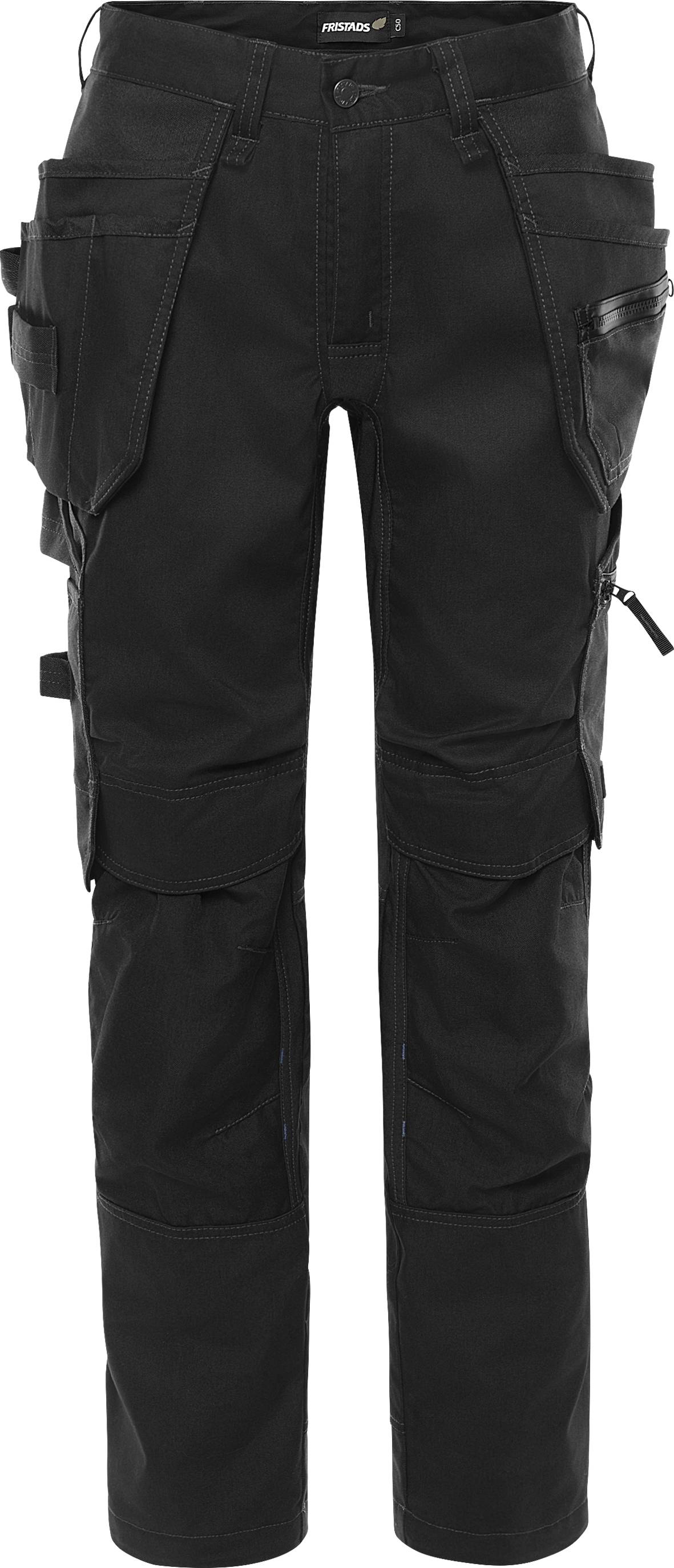 FRISTADS 301223-940 Handwerker-Stretch-Hose Damen 2901 GWM Gr.44 Schwarz
