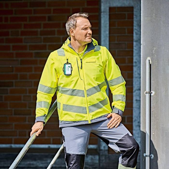 Warnschutzparka ARWID Gr.L gelb/grau ELYSEE