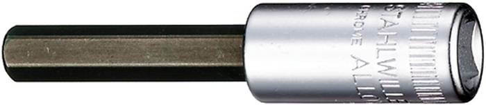 STAHLWILLE 01050004 Steckschlüsseleinsatz 44 1/4 '' 6 kant Schlüsselweite 4 mm L