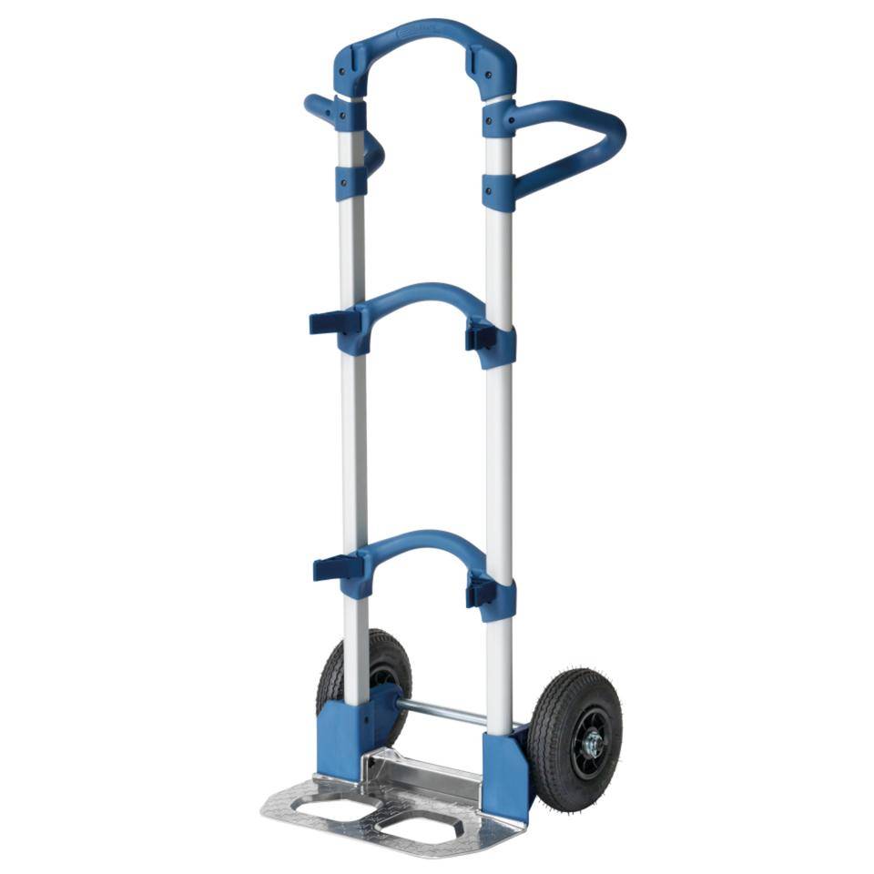 fetra® Alu-Kompaktkarre Wuppi, blau, Aluminium, 570x445x1250mm, 6,7kg