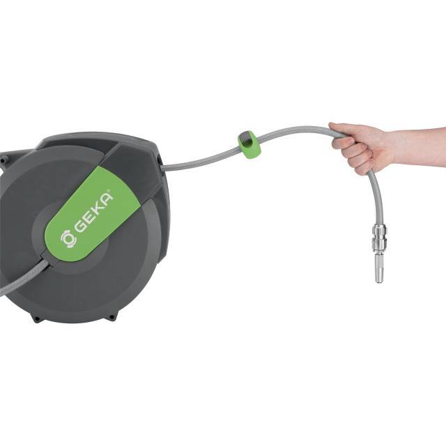 Wandschlauchbox K25 B.26cm T.62cm Kunststoff,PVC,MS GEKA