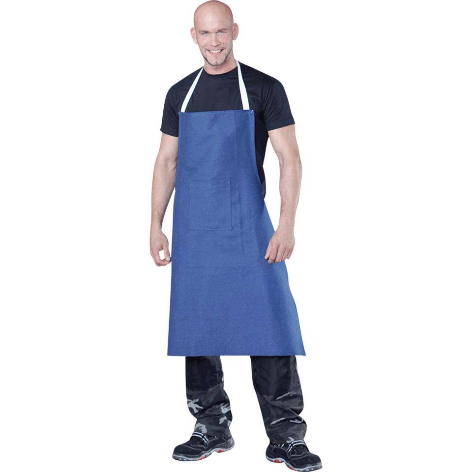 Brustlatzschürze 4452 L.ca.100xB.ca.80cm blau TEXXOR