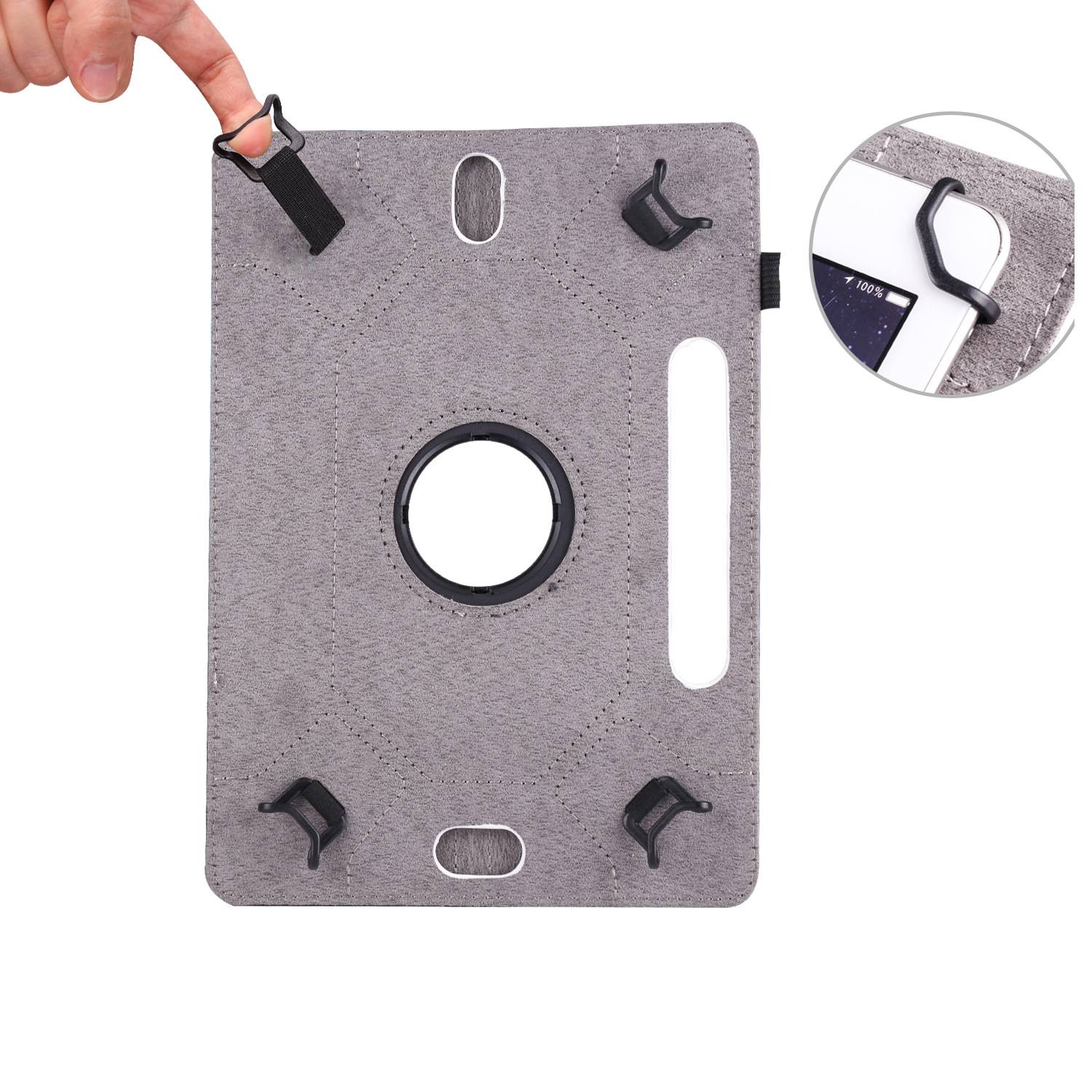 Für Honor Pad X8a 11 Zoll 360 Grad Motiv 1 Tablet Tasche Kunst Leder Etuis Hülle