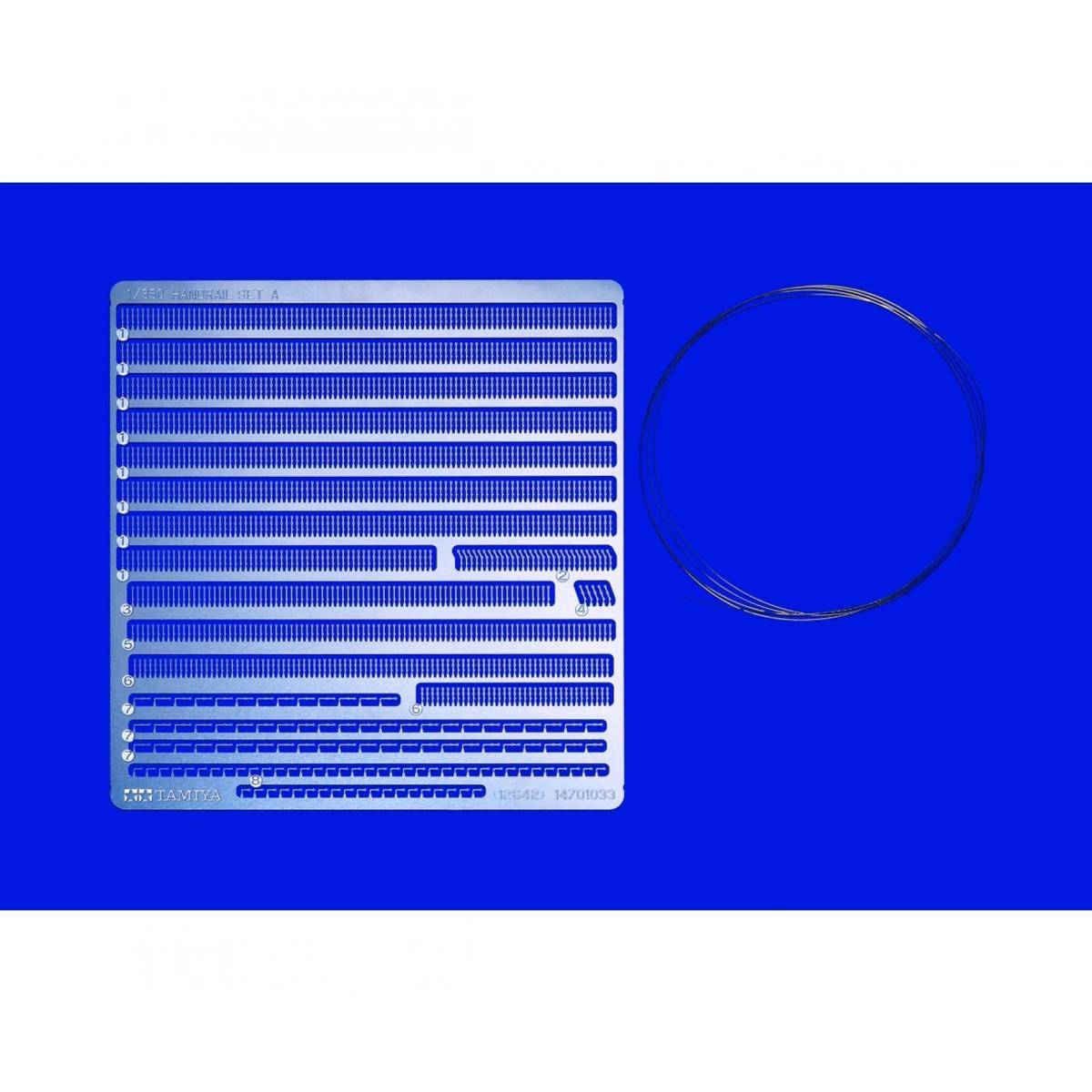 300012642 - Modellbausatz,1:350 Photoätz Handlauf/Reling Set A